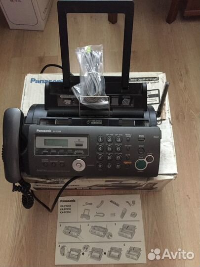 Телефон факс Panasonic kx-fc258