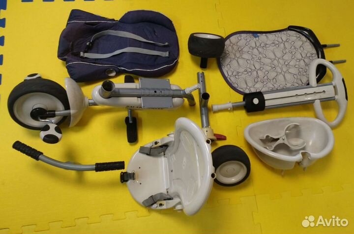 Трехколесный велосипед коляска