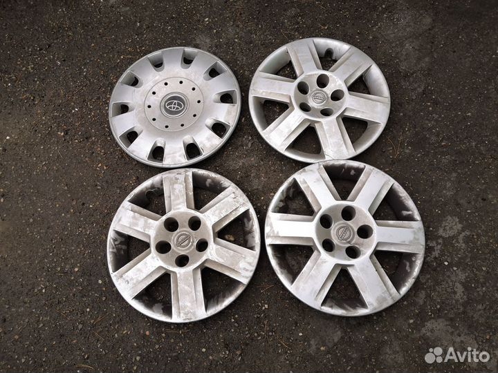 Колпаки R16 nissan toyota