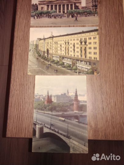 Открытки Москва, Минск 51-56 гг