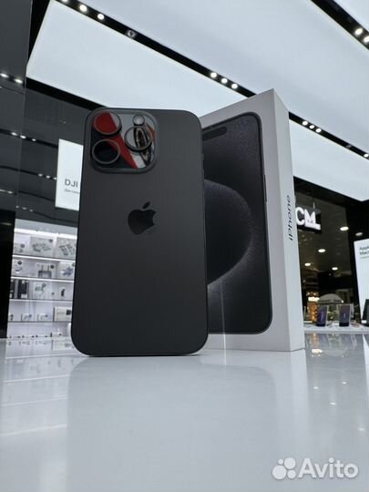 iPhone 15 Pro Max 256 гб черный титан (1sim+eSim)