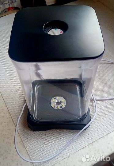 Аквариум для петушка 1,3 л с подсветкой