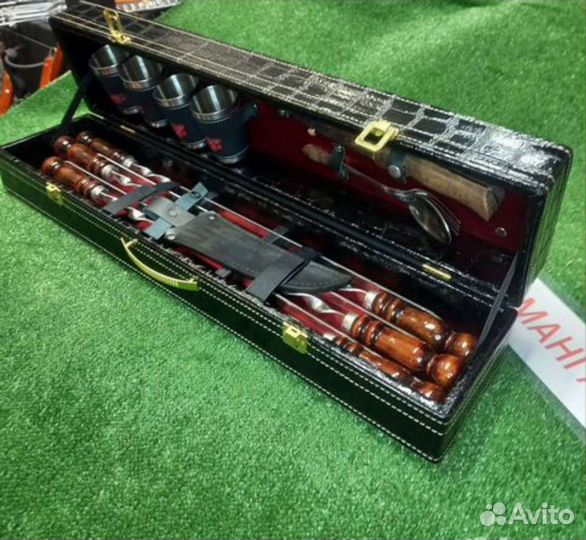 Шампура подарочные в кейсе