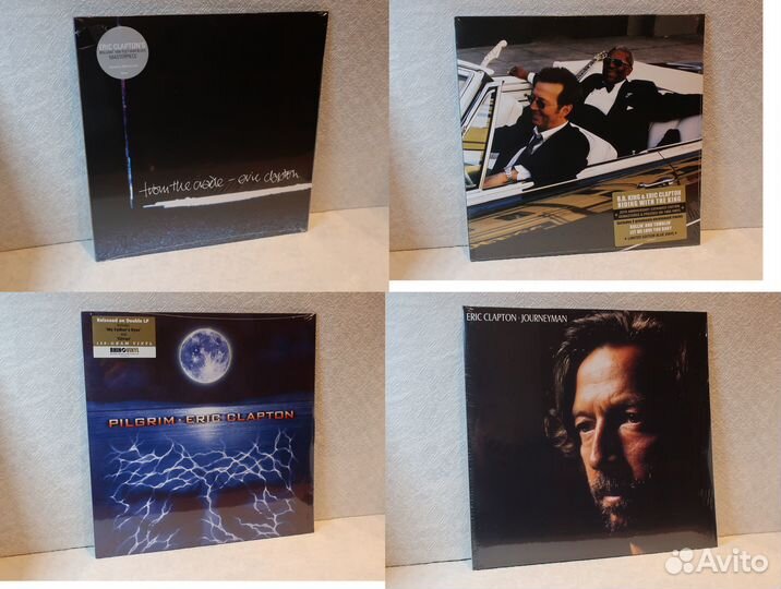 Пластинки eric clapton 2LP разные новые