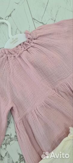 Муслиновые платья для двойни