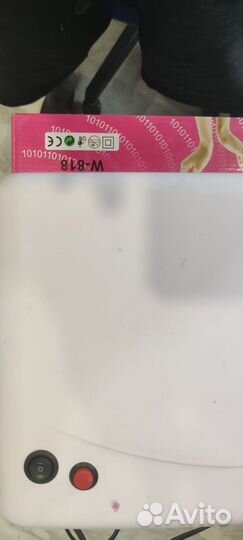 Уф лампа W-818 36ват для ногтей и набор лаков