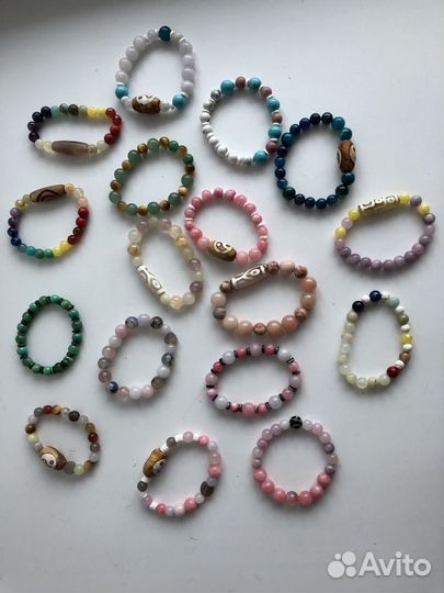 Бокслет из натуральных камней