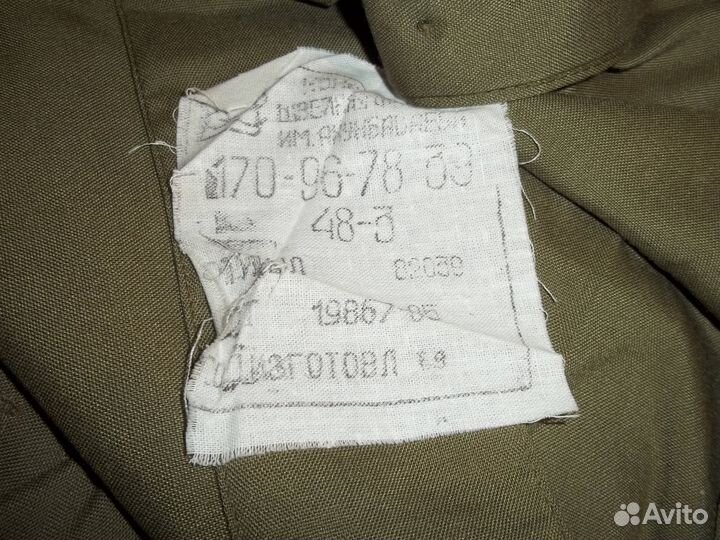 Офицерская рубашка, погоны и галстук вв СССР