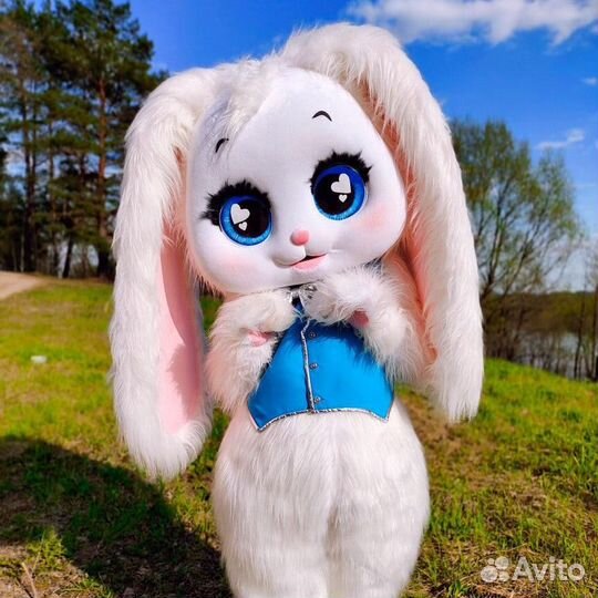 Ростовая кукла зайка поздравление