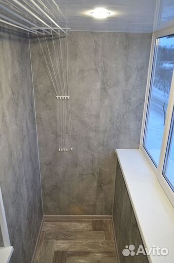 Отделка балкона под ключ