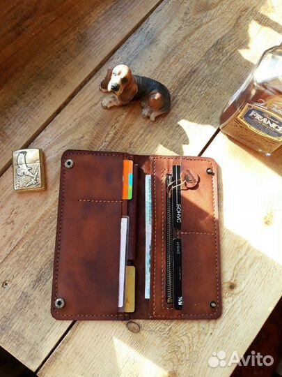 Портмоне из натуральной кожи