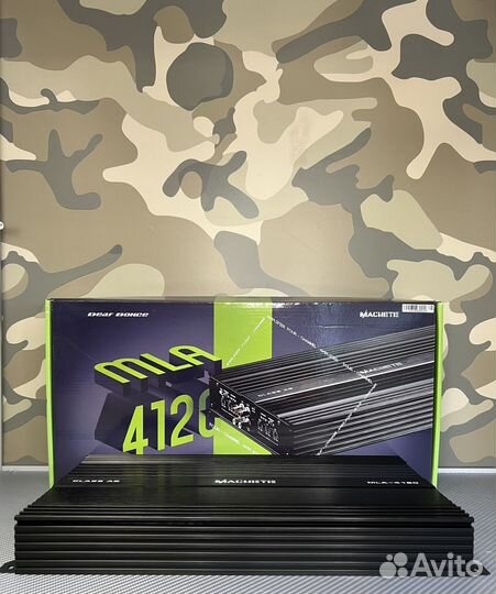 Усилитель machete MLA-4120, 4 канала, 120х4 Вт