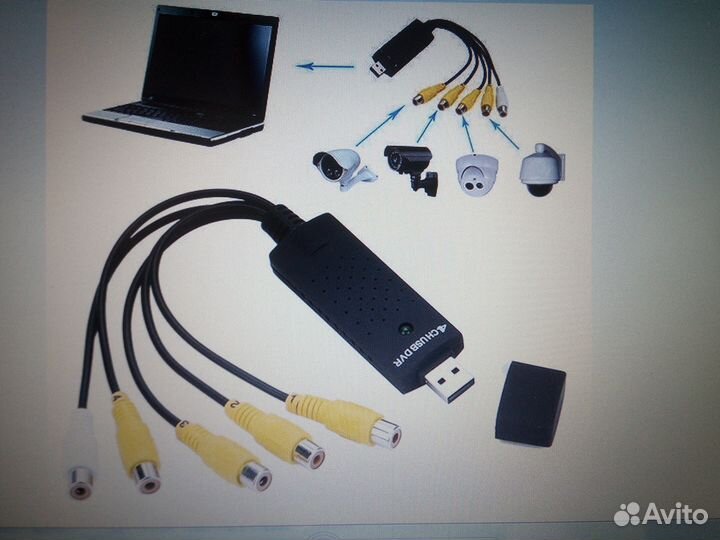 Easycap 4-x канальный