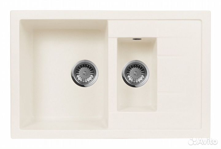 Мойка для кухни AquaGranitEx M-21K (331) белый