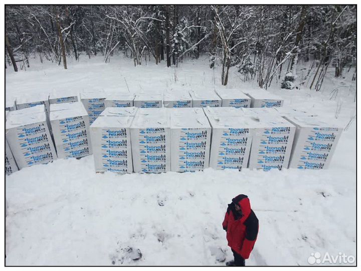 Газобетонные блоки 600x300x200