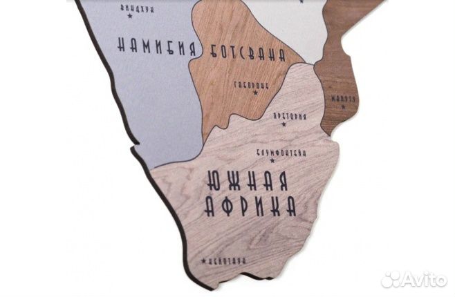 Карта мира объёмная