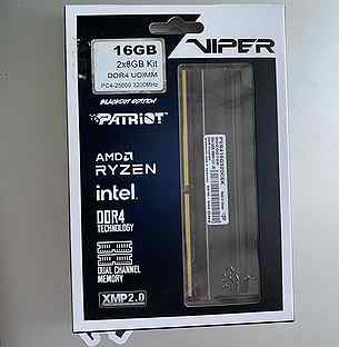 Озу patriot viper 16Gb (2x8gb)