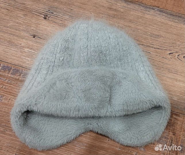 Комплект шапка и шарф ангора