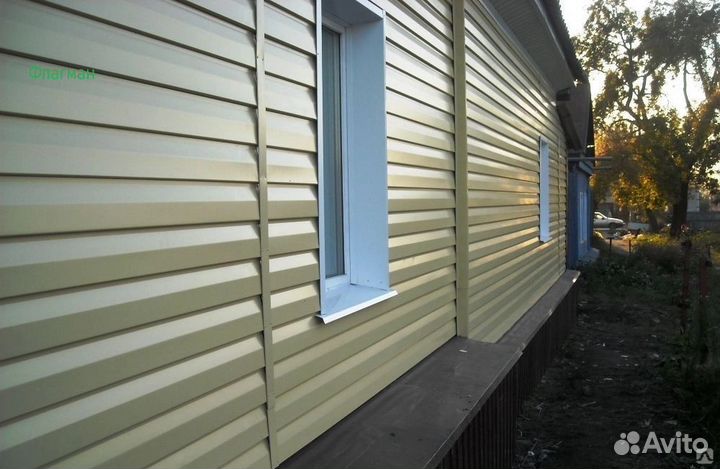 Сайдинг металлический Квадро бруc