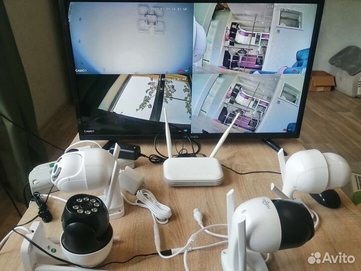 Комплект видеонаблюдения беспроводной Hiseeu