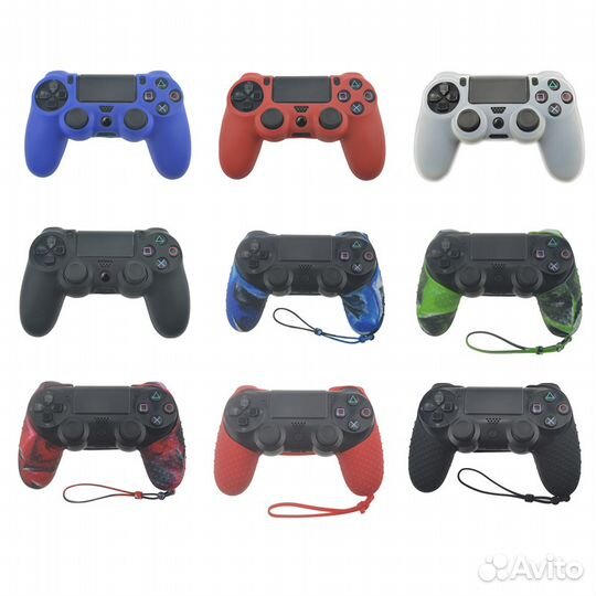 Силиконовые чехлы для DualShock 4 на PS4
