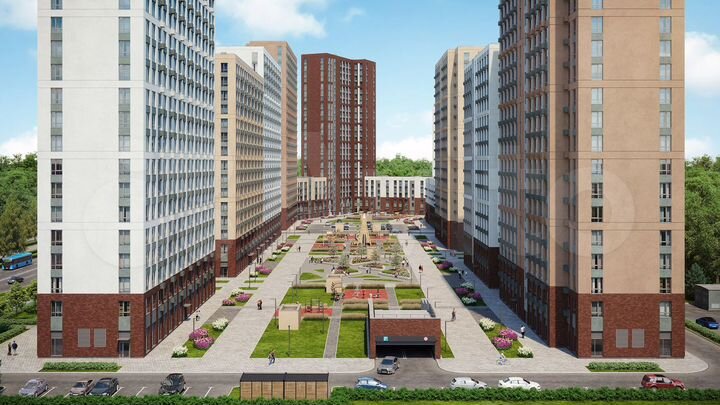 2-к. квартира, 59,2 м², 15/23 эт.