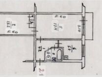 2-к. квартира, 47 м², 5/5 эт.