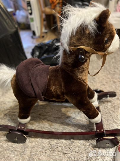 Качалка лошадь с музыкой