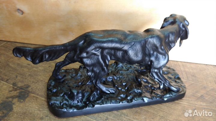 Статуэтка Сеттер. Чугун, Куса. СССР