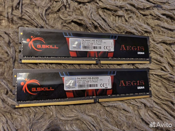 Оперативная память G.Skill Aegis DDR4 3000 Мгц