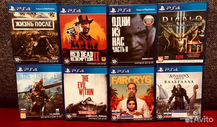 Игры PlayStation 4, PlayStation 3, PSVita