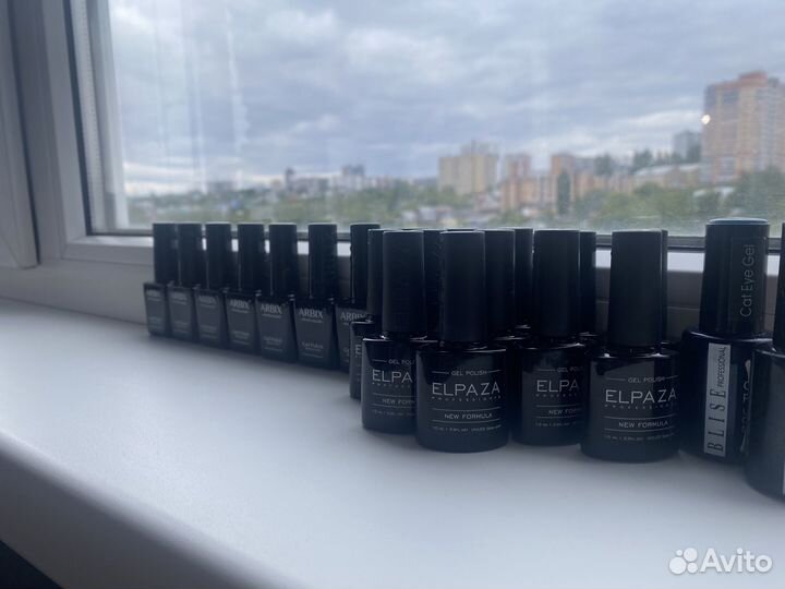 Гель лаки для маникюра набор бу