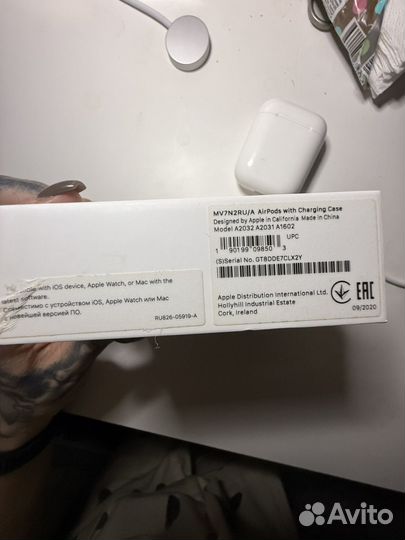 Наушники apple airpods 2