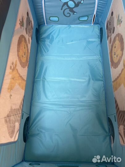 Детская кровать манеж с матрасом