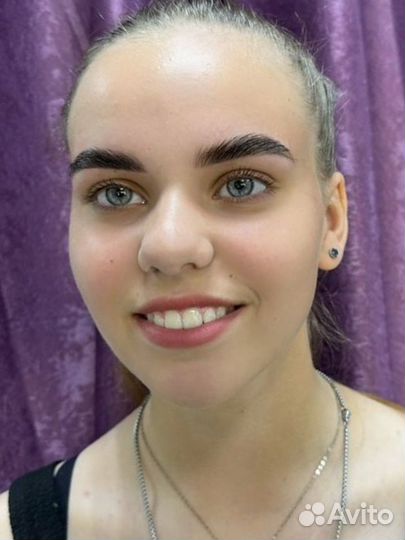 Коррекция, окрашивание и долговременная укладка бр