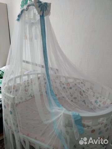 Балдахин с держателем на кроватку