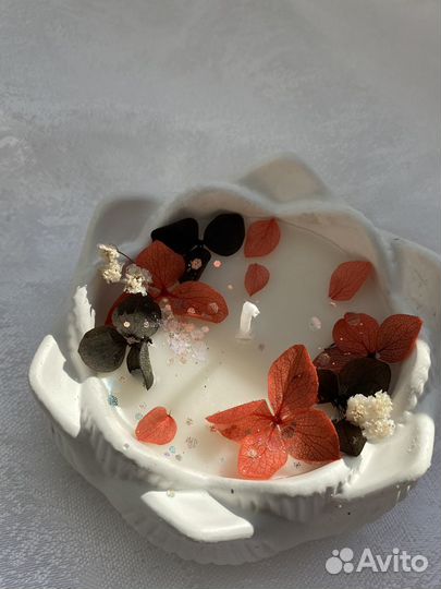 Ароматическая свеча ручной работы