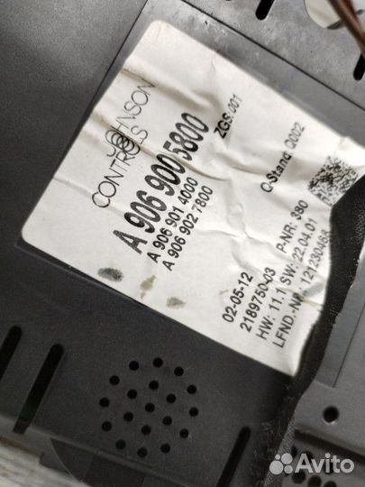 Щиток приборов Mercedes Sprinter 906 OM651 2012