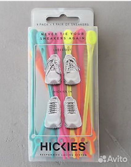 Силиконовые шнурки Hickeis 14 шт.Новые