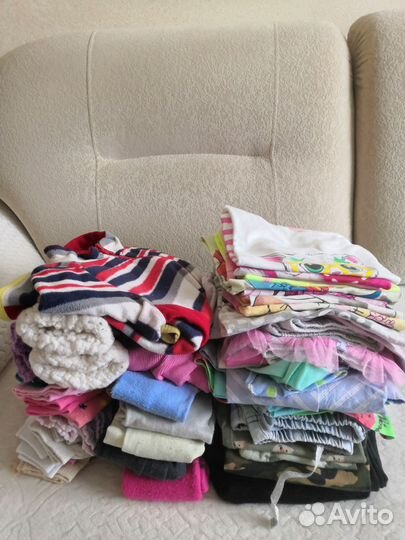 Вещи пакетом на девочку, р. 128