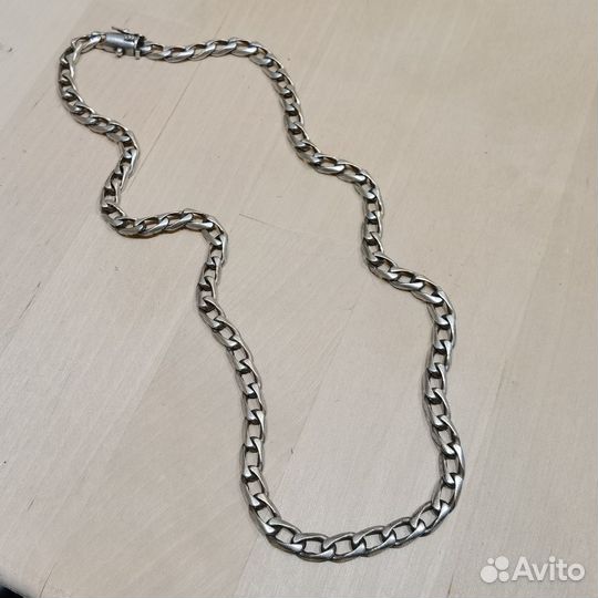 Винтажная серебряная цепь