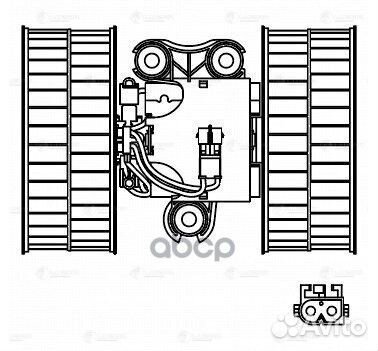 Электровентилятор отопителя для автомобилей (бе
