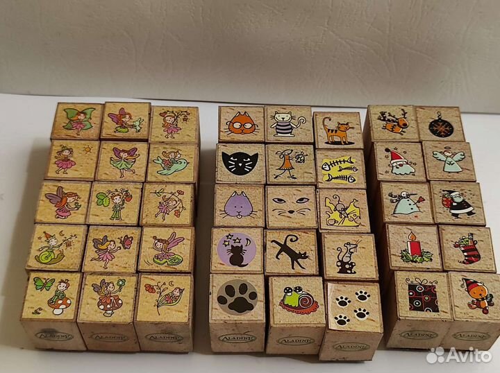 Настольные теннис. Дет.печати-штампы aladine