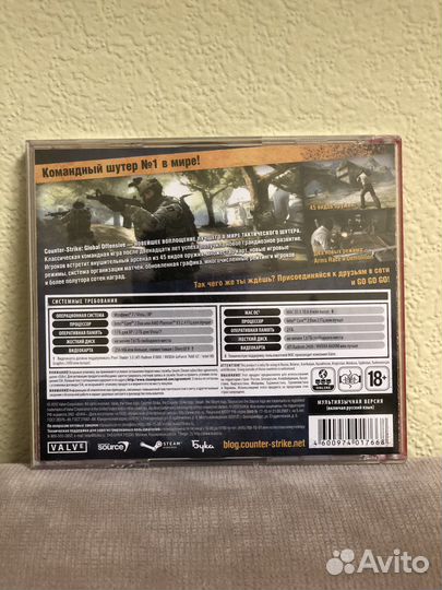 Игровой диск на пк Counter Strike Global Offensive
