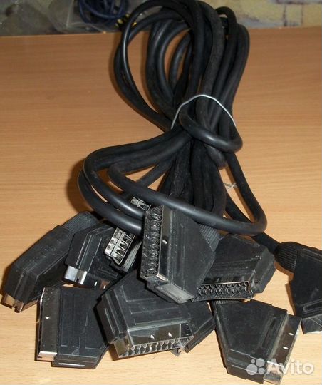 Scart-scart кабели - 21Pin (In/Out). 1,05/1,35 м