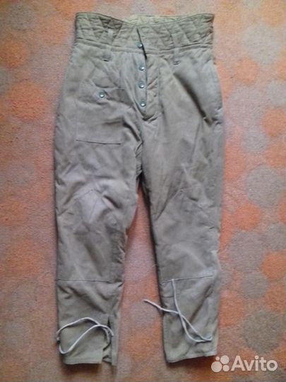Новые ватные штаны (СССР рост 4, размер 50)