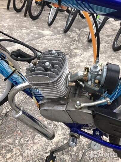 Дорожный велосипед с мотором