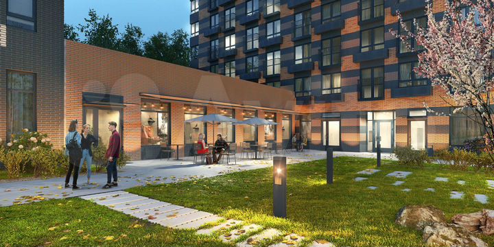 Квартира-студия, 25,5 м², 30/33 эт.