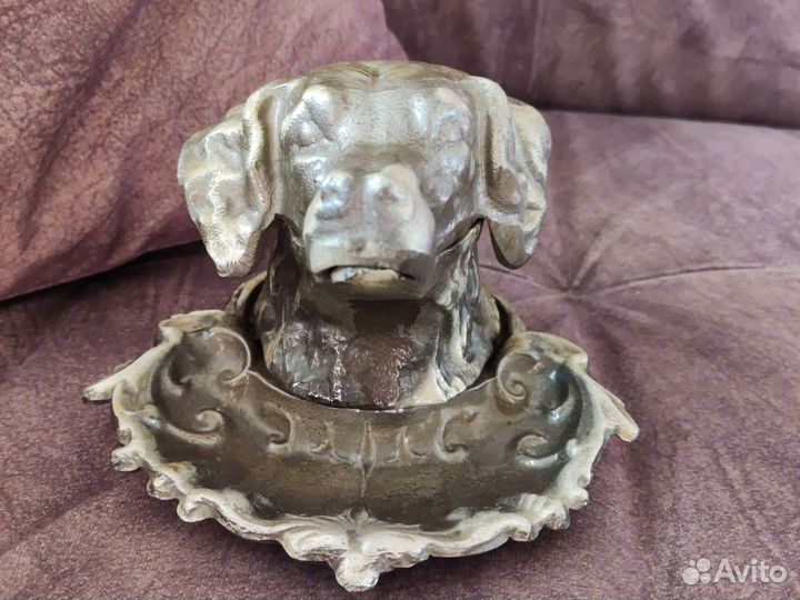 Пепельница, голова собаки, ссср, винтаж