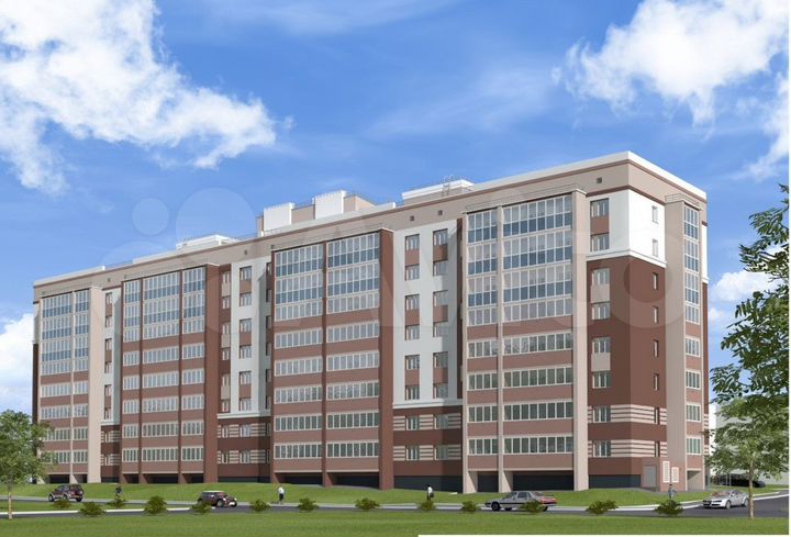 2-к. квартира, 69,2 м², 2/8 эт.